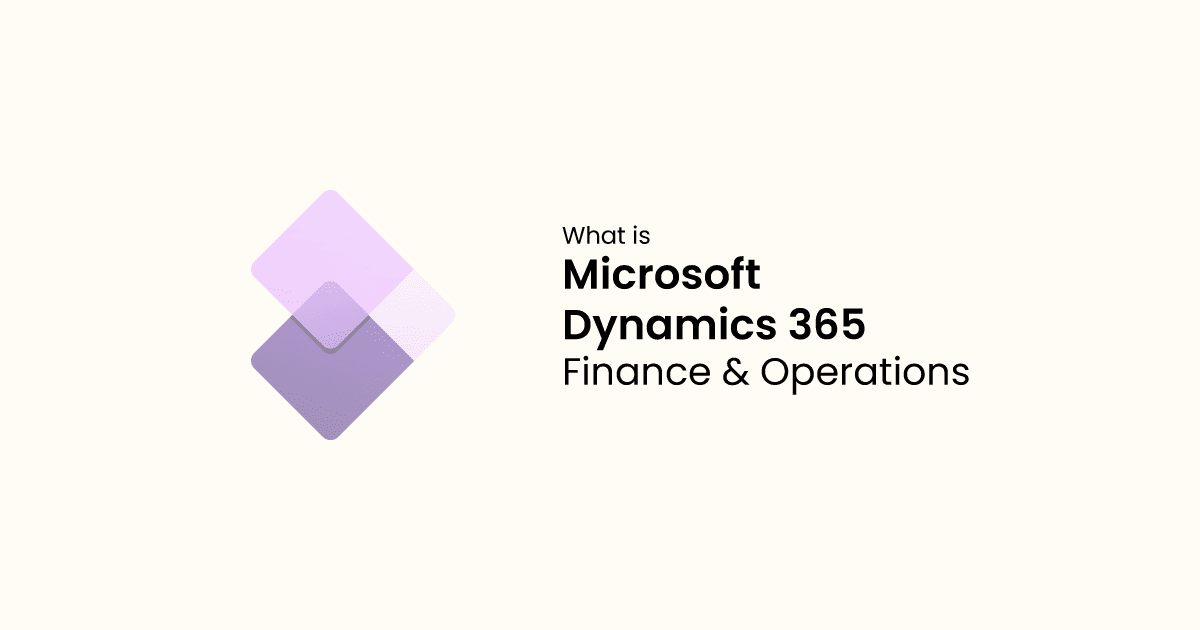 Dynamics 365 Finance